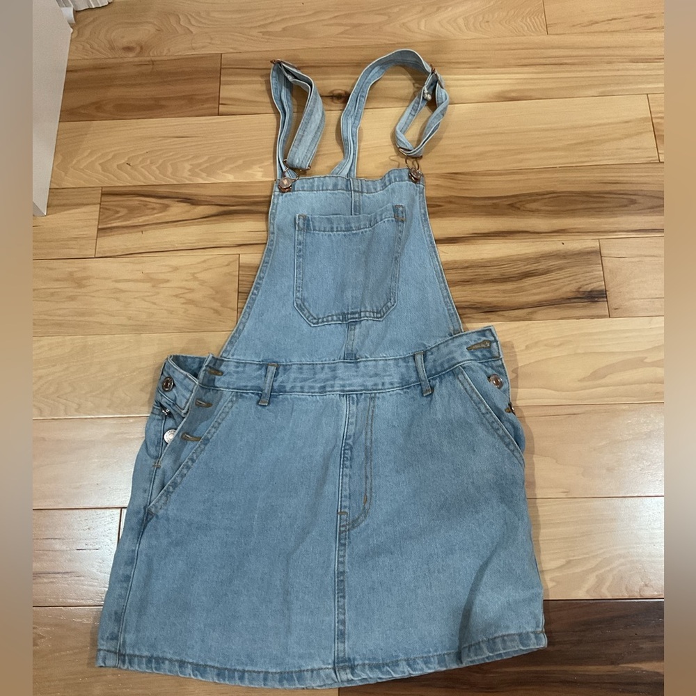 Overalls with skirt